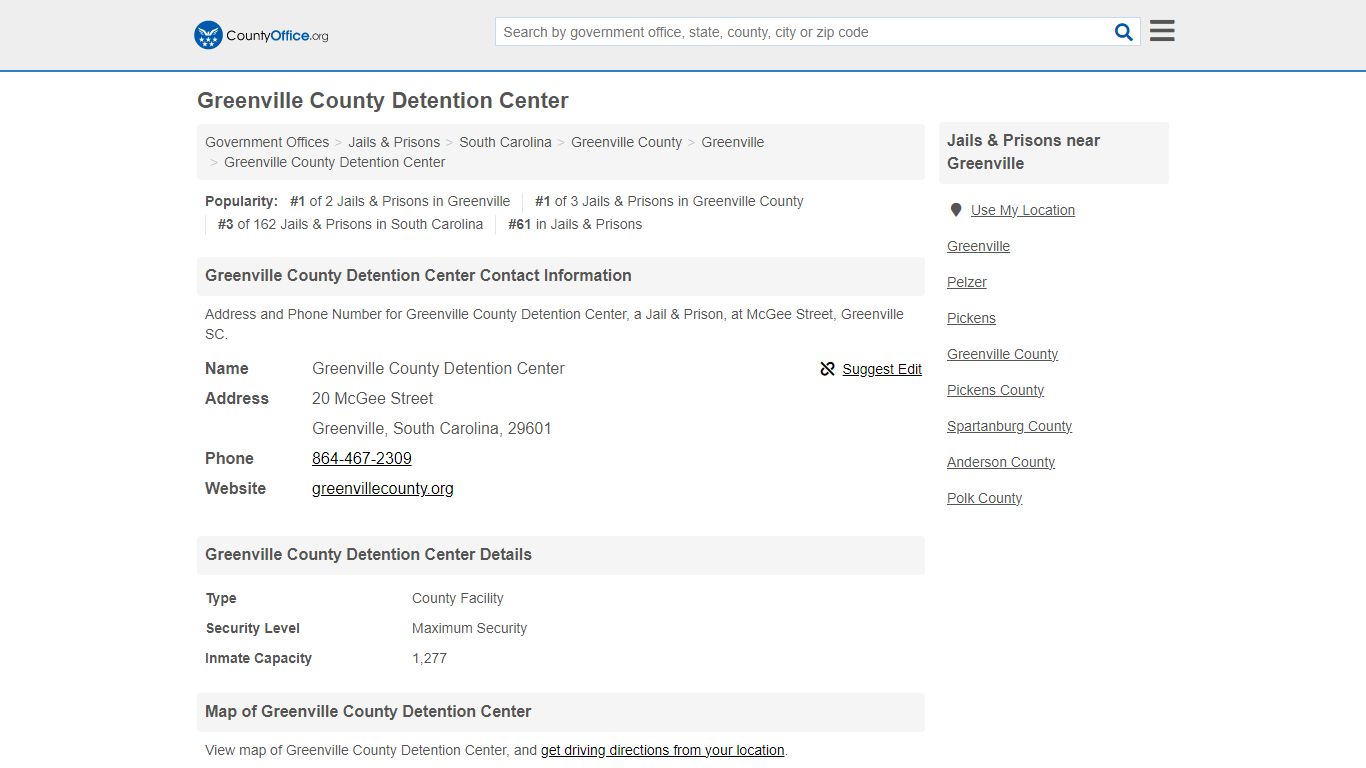 Greenville County Detention Center